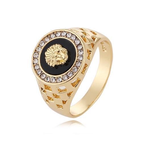 Gold Plated Lion Ring **FREE** worldwide Shipping