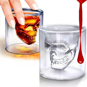 Magic Transparent Skull Glass